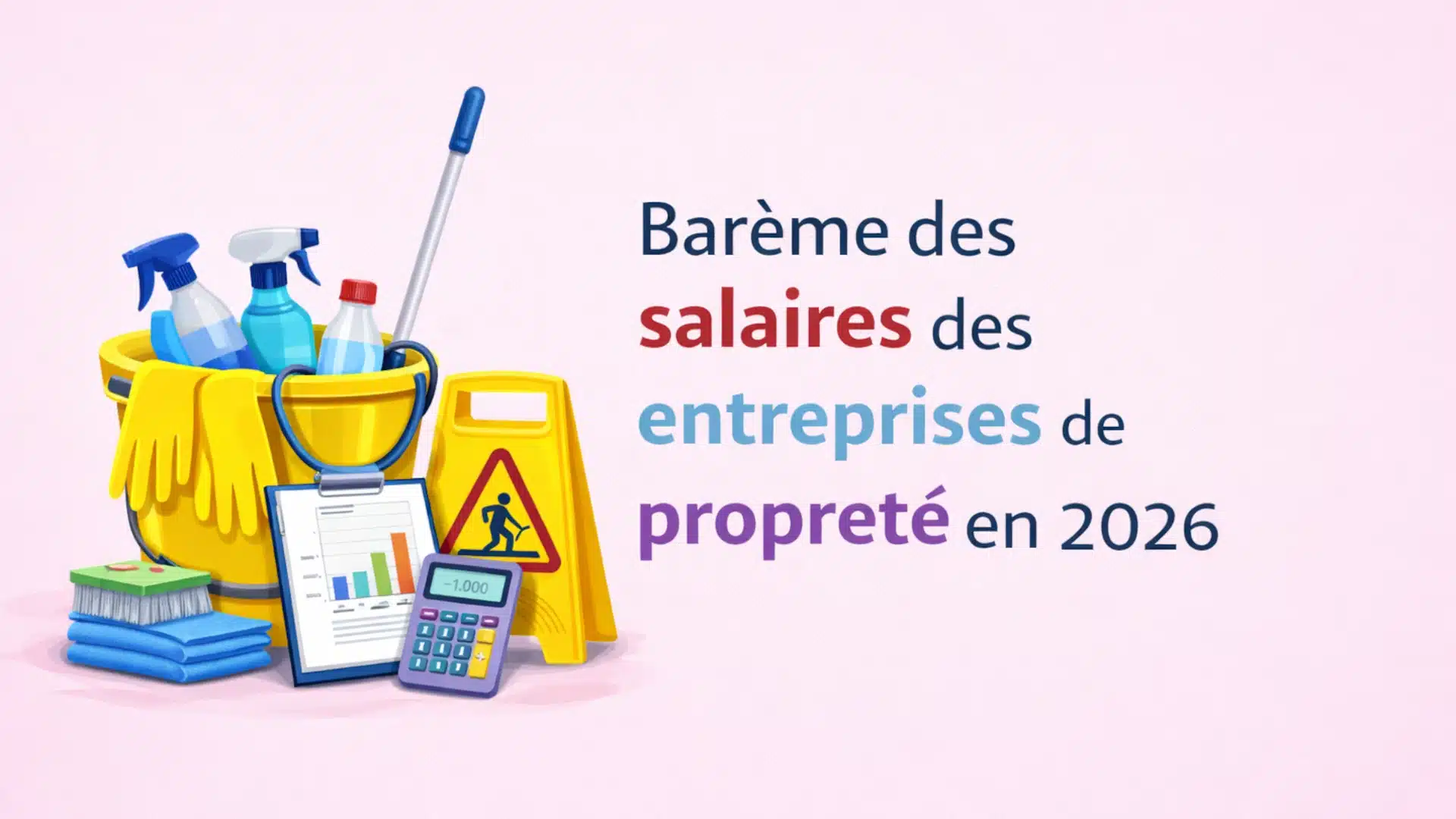 Grille des salaires 2026 des entreprises de propreté