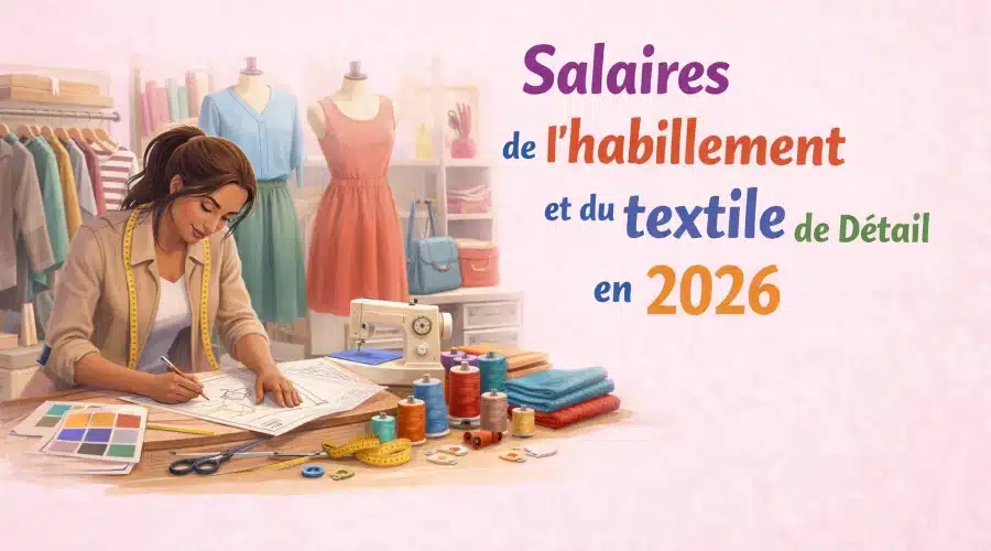 Rémunérations minimales 2026 du textile et de l’habillement au détail