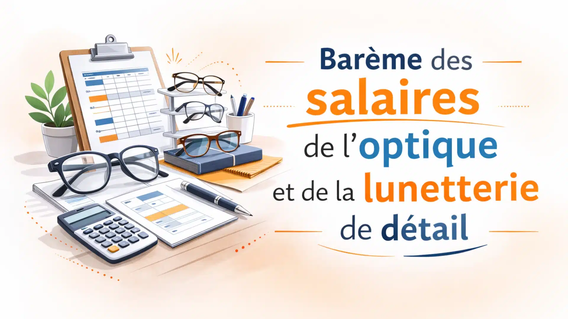 Grille des salaires 2026 de l’optique et de la lunetterie de détail